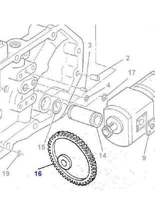 Massey Ferguson - Pinion - 3382285M4 - Farming Parts