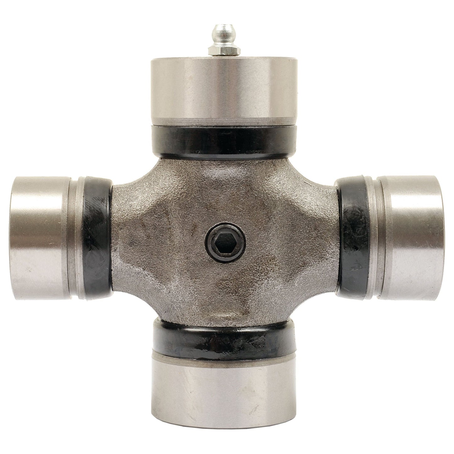 The Weasler Universal Joint - 33.3 x 110.7 & 39.9 x 94.5mm (Standard Duty), also known as Sparex Part No.S.26358, features four cylindrical ends connected by a central cross-shaped piece and is part of the Standard Italian Series, making it ideal for transmitting torque and rotational motion in mechanical systems.

