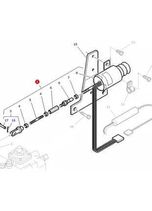 Massey Ferguson - Stop Solenoid - V836862354 - Farming Parts