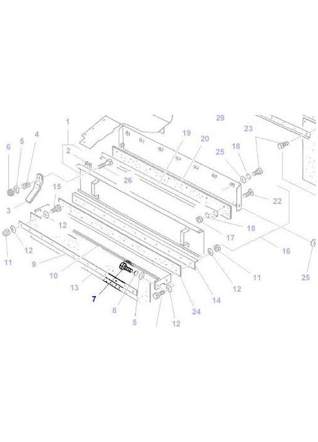 Massey Ferguson - Bolt M10x25mm - 3009492X1 - Farming Parts