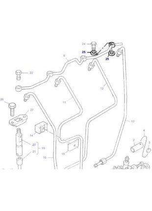 Massey Ferguson - Leak Off Washer - 376518X1 - Farming Parts