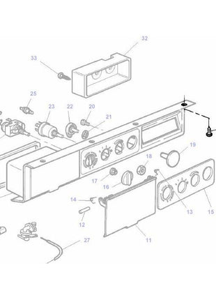 Massey Ferguson - Cladding Screw M5x19 - 3389854M1 - Farming Parts