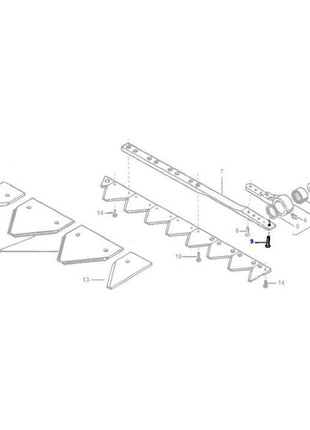 Massey Ferguson - Rivet Head to Spring - 29142X - Farming Parts