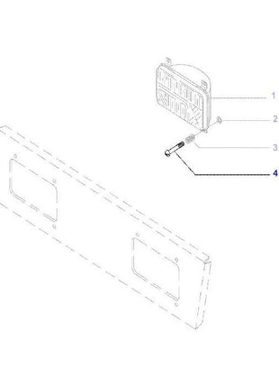 Massey Ferguson - Screw Headlight - 2802112M1 - Farming Parts