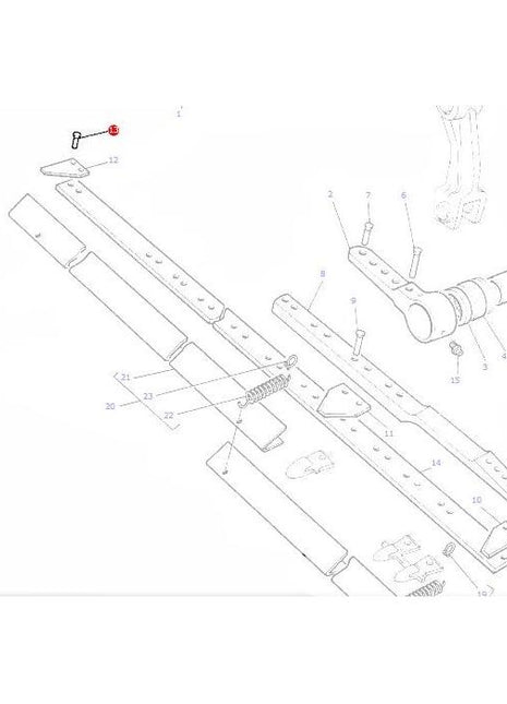 Massey Ferguson - Knife Section Rivet - 10404X - Farming Parts