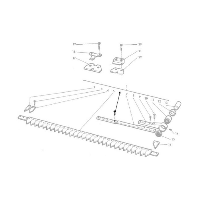 Massey Ferguson - Rivet Spring to Blade - 1441934X1 - Farming Parts