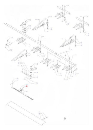 Massey Ferguson - Knife Section - D44100000 - Farming Parts