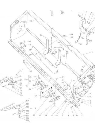 Massey Ferguson - Finger Section Rivet (Pack of 5) - 340601X1 - Farming Parts