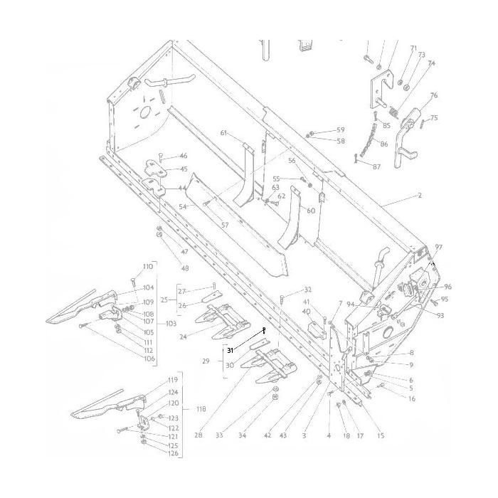 Massey Ferguson - Finger Section Rivet (Pack of 5) - 340601X1 - Farming Parts