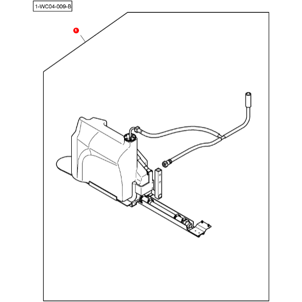 Massey Ferguson - Additional Fuel Tank - 4297128M12 - Farming Parts