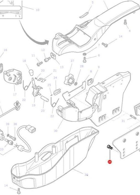 Massey Ferguson - Cap Head M10X20 - 3009291X1 - Farming Parts