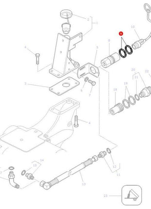 Massey Ferguson - Coupler Fixing Circlip - 352972X1 - Farming Parts