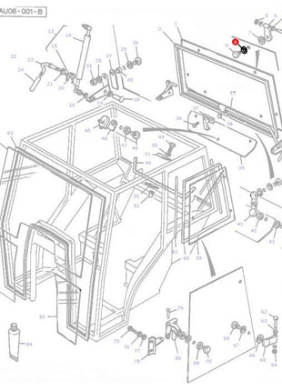 Massey Ferguson - Washer/Rubber - 3476131M1 - Farming Parts