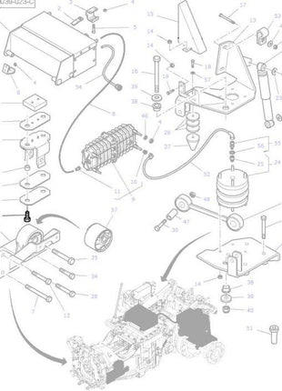 Massey Ferguson - Bolt M16x35 - 339275X1 - Farming Parts