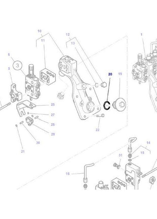 Massey Ferguson - ORing Oil Cap - 3011410X1 - Farming Parts