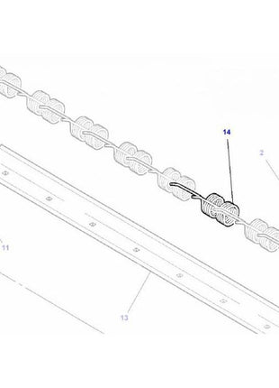 Massey Ferguson - Tine - 700716132 - Farming Parts