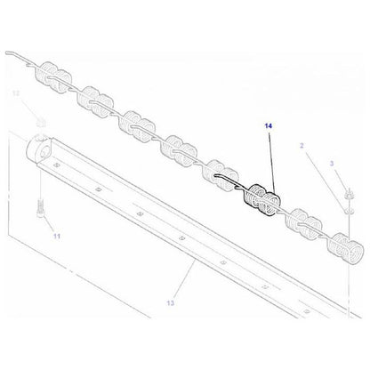 Massey Ferguson - Tine - 700716132 - Farming Parts