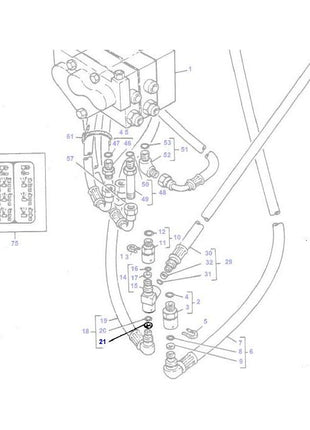 Massey Ferguson - Washer Back-up - 377923X1 - Farming Parts