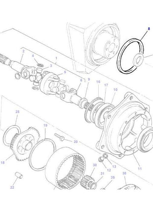 Massey Ferguson - Seal Final Drive - 3015376X1 - Farming Parts