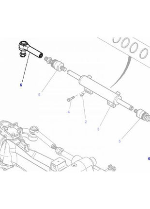 Massey Ferguson - Track Rod End - 3764286M1 - Farming Parts