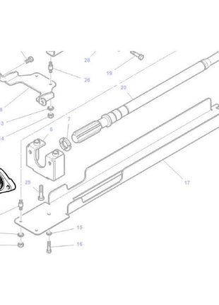 Massey Ferguson - Bearing Drive Shaft - 3785179M91 - Farming Parts