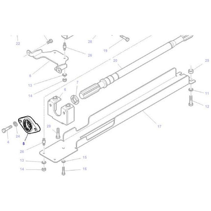 Massey Ferguson - Bearing Drive Shaft - 3785179M91 - Farming Parts