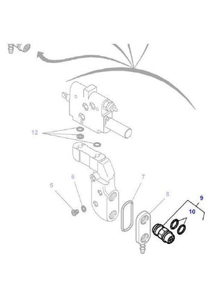 Massey Ferguson - Female Coupler - 3796940M2 - Farming Parts