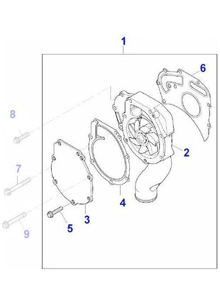 Massey Ferguson - Water Pump - 4226913M91 - Farming Parts