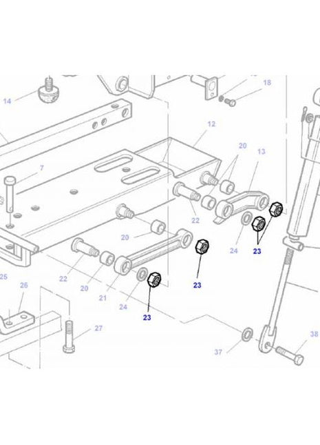 Massey Ferguson - Lock Nut M16 - 391237X1 - Farming Parts