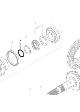 Massey Ferguson - ORing Differential - VA028171 - Farming Parts