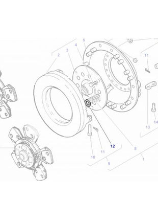 Massey Ferguson - Washer Fibre - 1753751M2 - Farming Parts