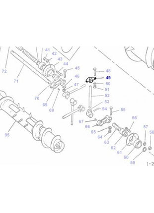 Massey Ferguson - Guide Table Auger Finger - 264067M1 - Farming Parts