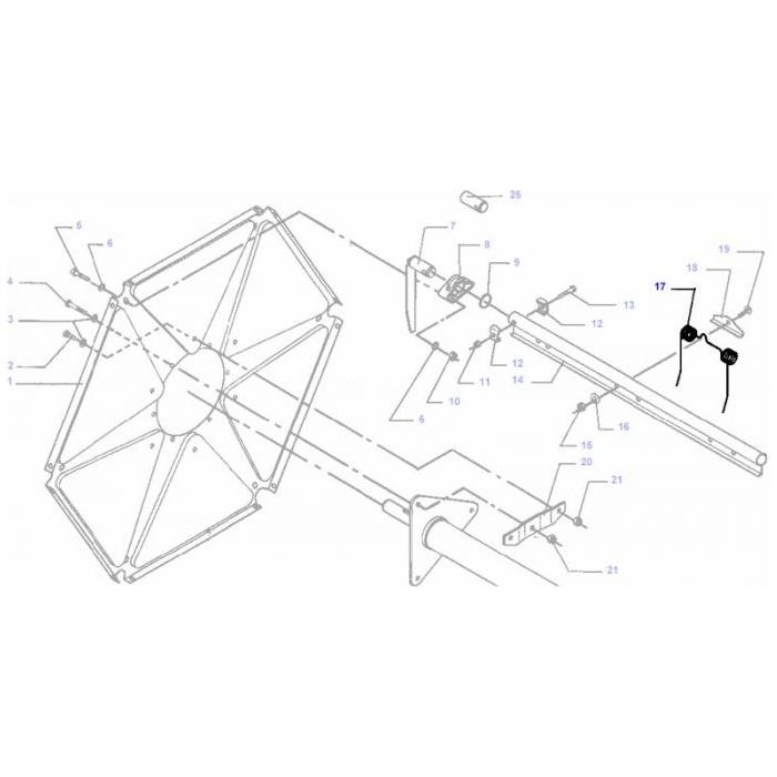 Massey Ferguson - Tine - D28660027 - Farming Parts