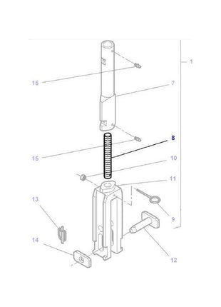 Massey Ferguson - Threaded Part - 3582541M2 - Farming Parts