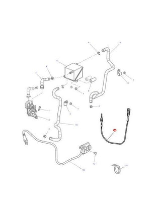 Massey Ferguson - Temperature Sensor - V837086231 - Farming Parts