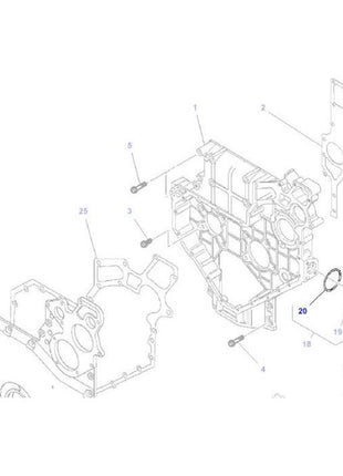 Massey Ferguson - ORing Oil Filler - 3637013M1 - Farming Parts