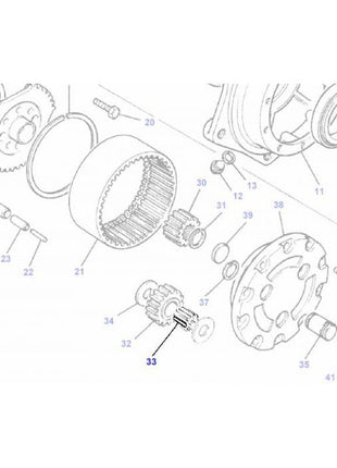 Massey Ferguson - Roller Final Drive - 3676252M1 - Farming Parts