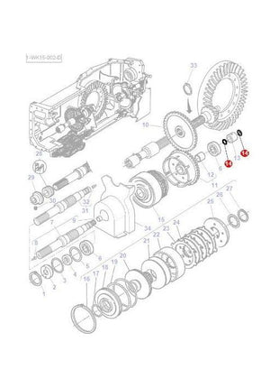 Massey Ferguson - Drive Clutch Segments - 3382874M1 - Farming Parts