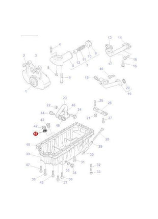 Massey Ferguson - Washer Sump Bung - 1476281X1 - Farming Parts