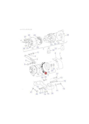 Massey Ferguson - Fan Belt - 3637597M1 - Farming Parts