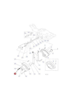 Massey Ferguson - Bolt Draft & Position Controls - 376393X1 - Farming Parts