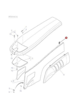 Massey Ferguson - Foam Pad - 4285695M1 - Farming Parts