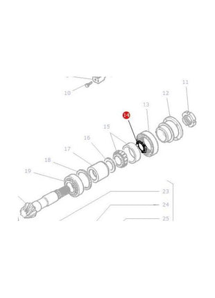 Massey Ferguson - O Ring Differential - 366434X1 - Farming Parts