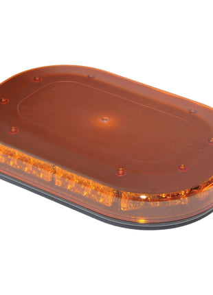 The Sparex LED Micro Hazard Light (S.28671) is an amber-colored rectangular warning light with rounded edges, featuring multiple LEDs inside a translucent cover, suitable for various applications and operates with a 12-24V power supply.