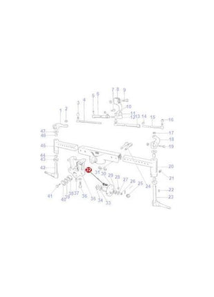 Massey Ferguson - Front Wheel Stud - 181328M1 - Farming Parts