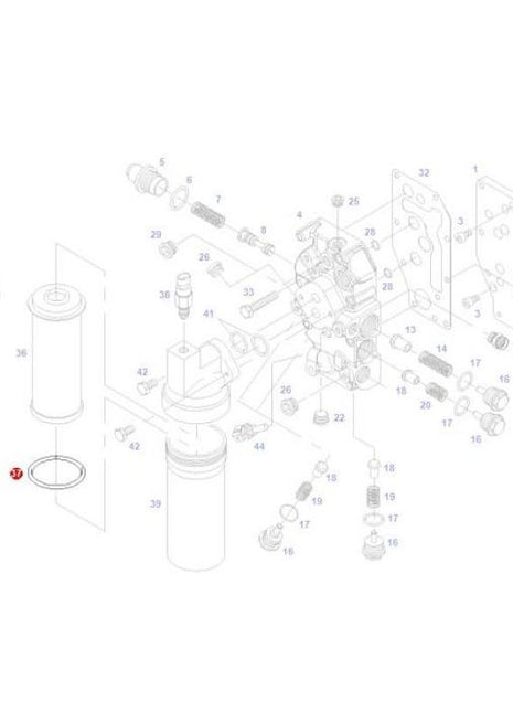 Massey Ferguson - O Ring Filter - X548960666000 - Farming Parts