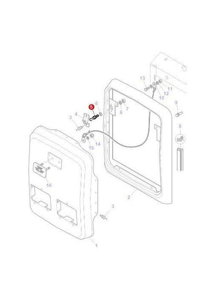 Massey Ferguson - Stud Side Panel - 3581422M1 - Farming Parts