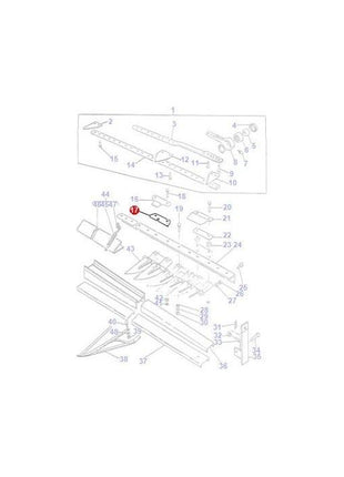 Massey Ferguson - Knife Guide - 231303M2 - Farming Parts