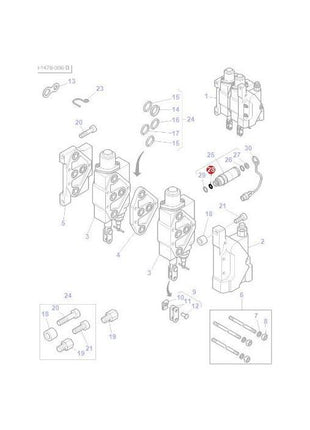 Massey Ferguson - O Ring Diameter 19.4x2.1 - 3019398X1 - Farming Parts