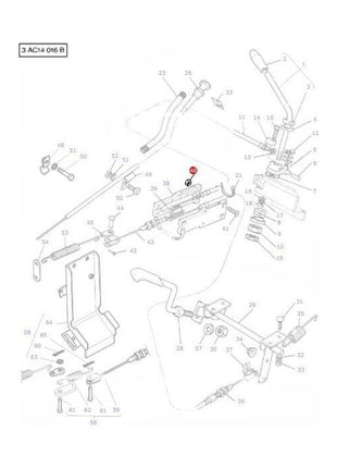 Massey Ferguson - Nut Slider Housing - 1443615X1 - Farming Parts